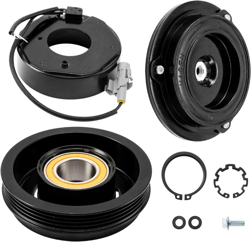 Torchbeam 78335 Air Conditioning AC Compressor Clutch Kit Fit for Tacoma 1995-2004 2.4L, Tacoma 1995-2004 2.7L, T100 1994-1998 2.7L, Replace 143131NEW, 10000412, 638810, CS20096, 6511628, 8832034010 - Image 1